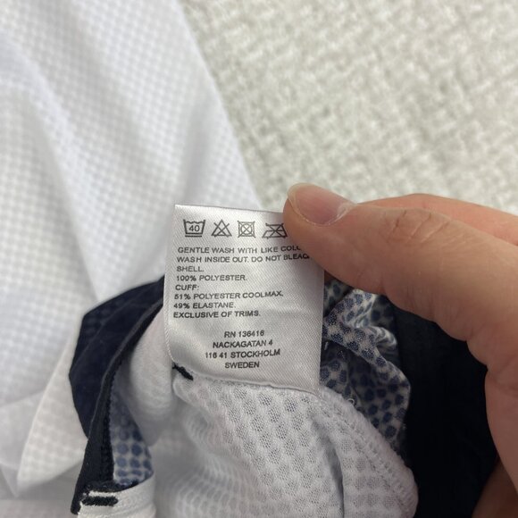 POC AVIP Cycling Jersey Women XL Orange & White Bike Jersey Back Pockets (Read) - Picture 13 of 16